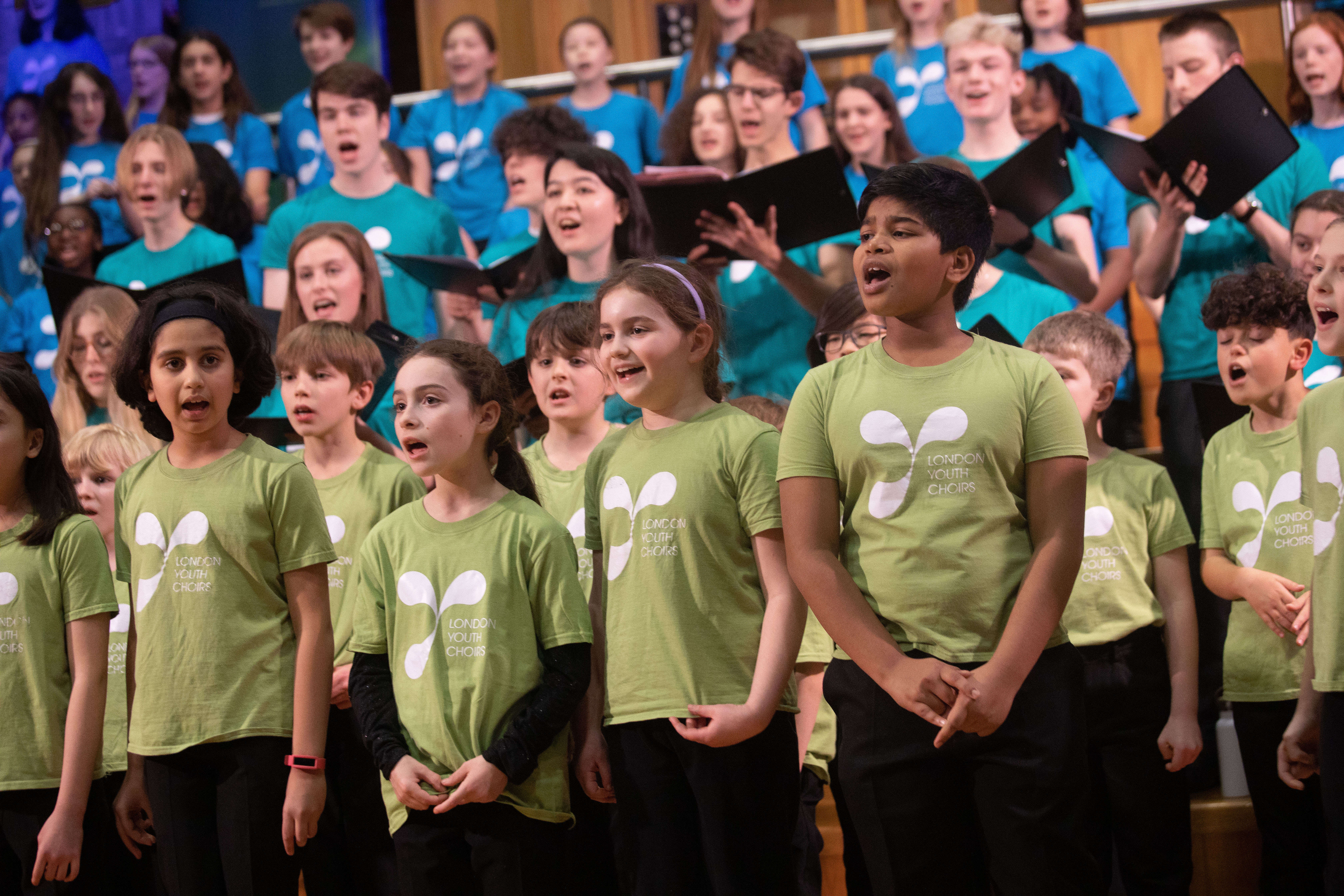 London Youth Choirs singers