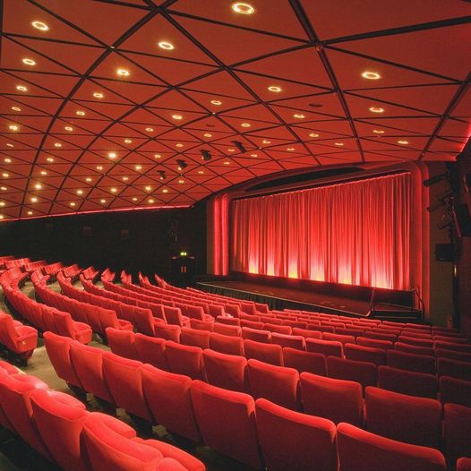 cinema auditorium, red seats