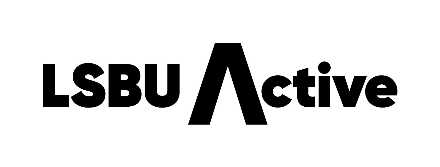 LSBU Active Logo - Black Text on White Background