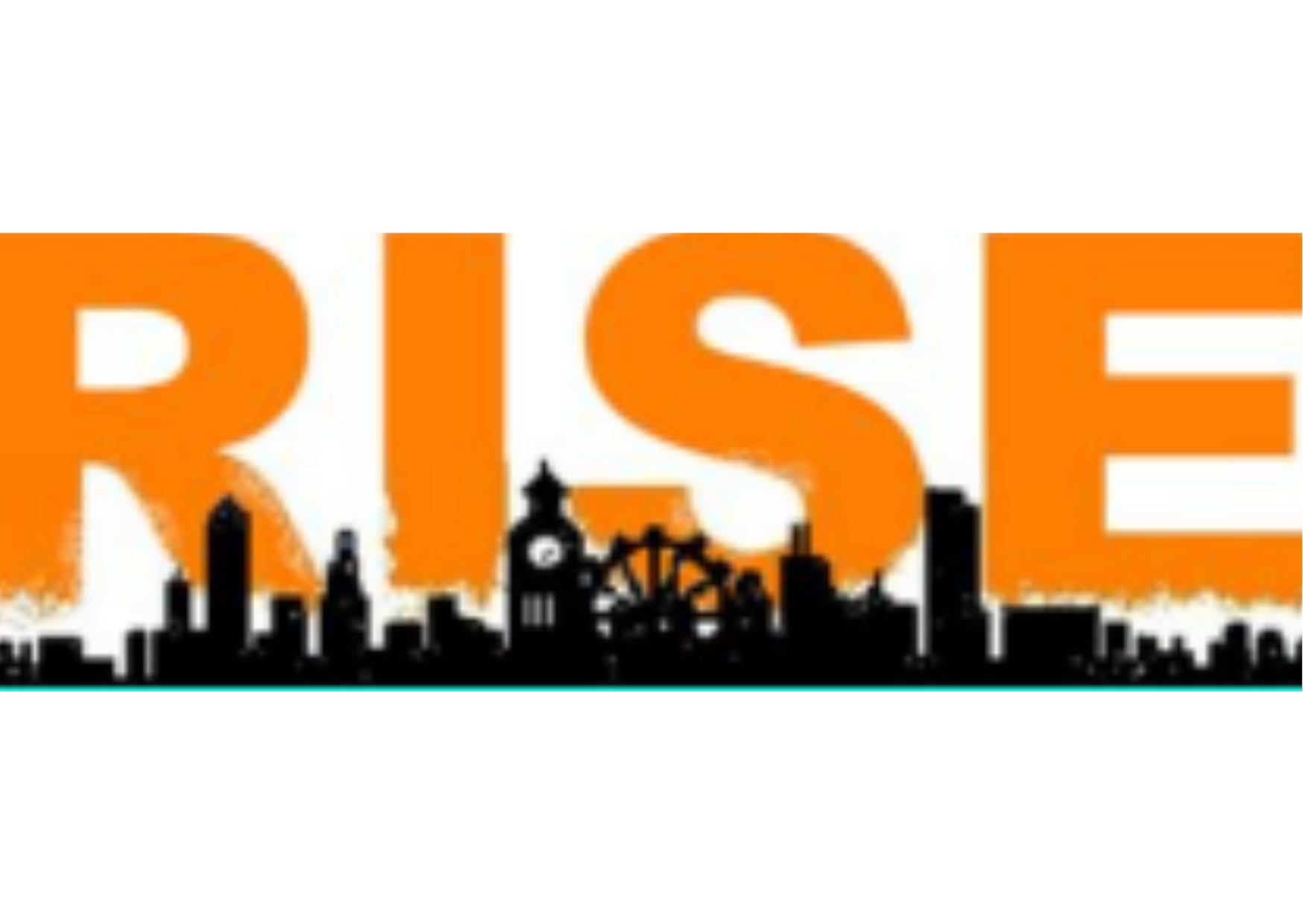 Logo that spells out RISE